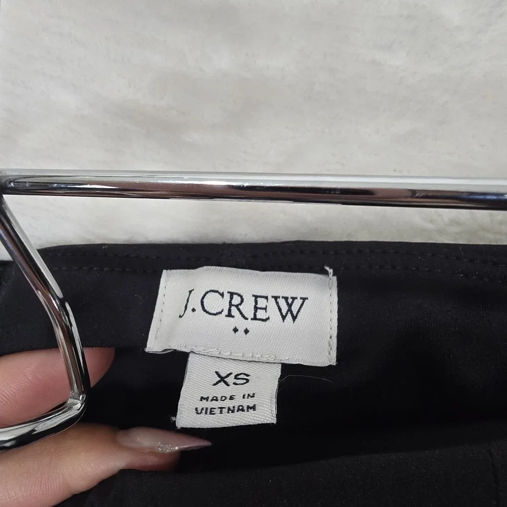 J. Crew Size XS Pleated Active Skort Womens's Activewear Black‎ Skirt shorts